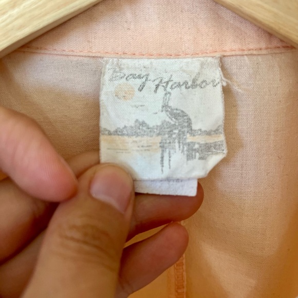 Vintage pink collared top - Picture 8 of 10